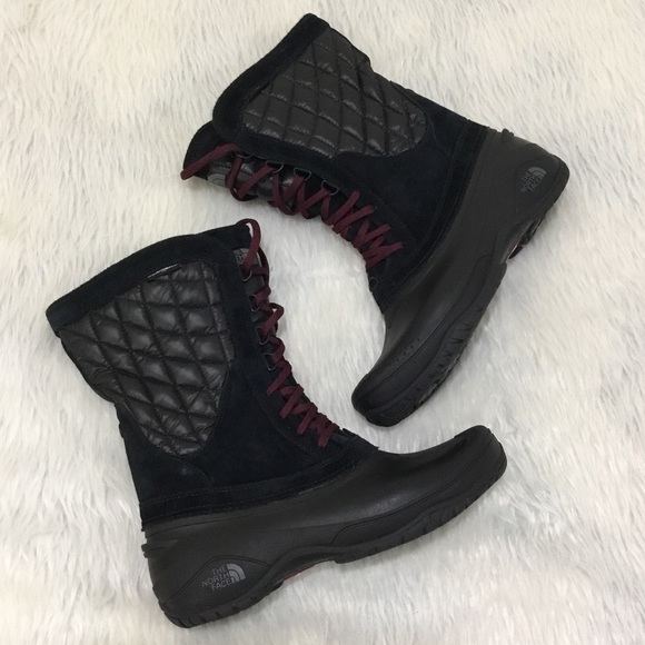 The North Face Shoes - The north face black winter snow boots